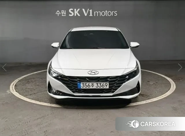 Hyundai Avante (CN7) 2020 Белый из Кореи