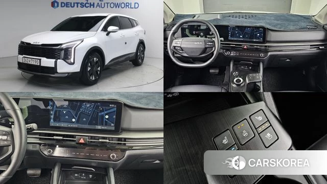 Kia The New Sportage 5th Generation Hybrid 2025 Белый из Кореи