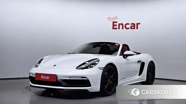 Porsche 718 Boxster 2022 Белый из Кореи