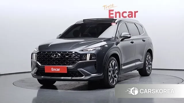 Hyundai The New Santa Fe 2021 Серый из Кореи