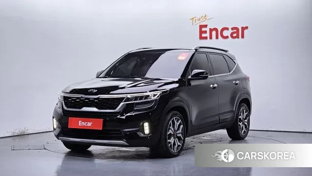 Kia Seltos 2020 Черный из Кореи