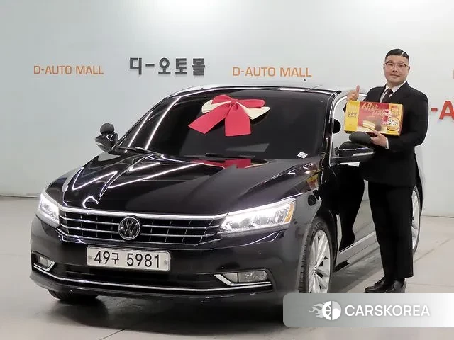 Volkswagen The New Passat 2018 Черный из Кореи