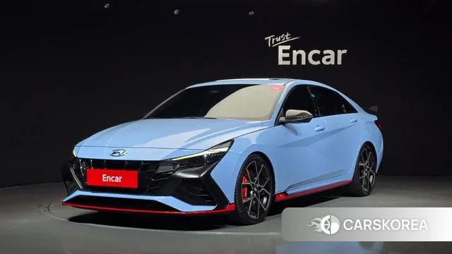 Hyundai Avante (CN7) 2022 Небесно-голубой из Кореи