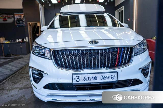 Kia The New Carnival 2020 Белый из Кореи