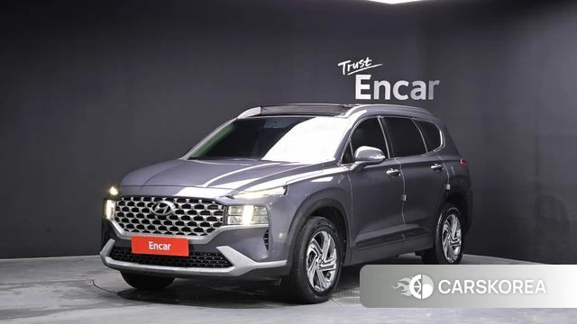 Hyundai The New Santa Fe 2022 Серый из Кореи