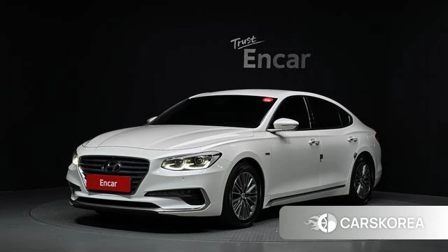 Hyundai Grandeur IG Hybrid 2019 Белый из Кореи