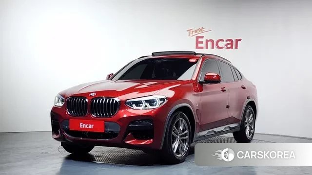 BMW X4 (G02) 2021 Красный из Кореи
