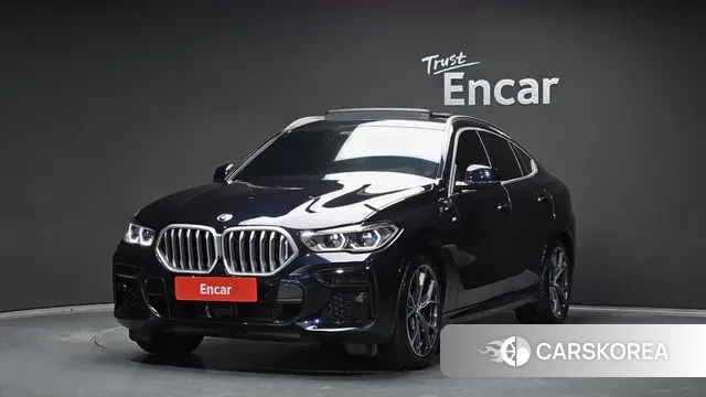 BMW X6 (G06) 2023 Черный из Кореи