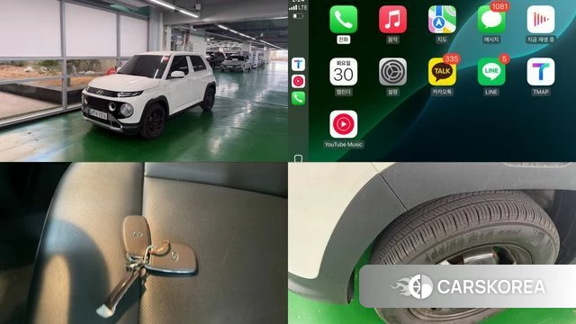 Hyundai Casper 2023 Белый из Кореи