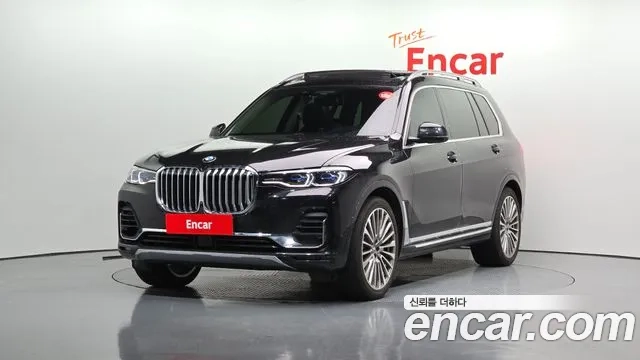 BMW X7 (G07) 2020 Черный из Кореи