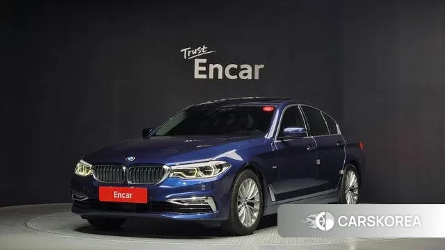 BMW 5 Series (G30) 2018 Синий из Кореи