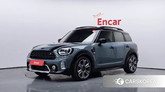 Mini Cooper S Countryman 2023 Небесно-голубой из Кореи