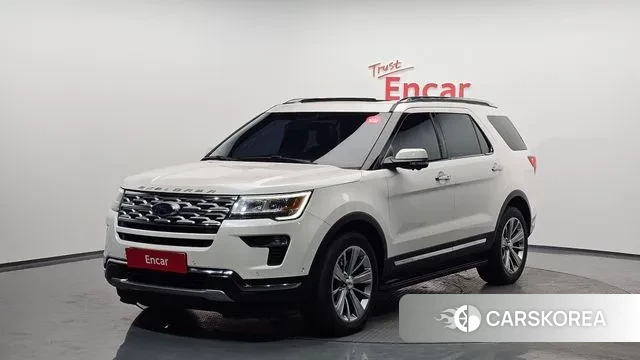 Ford Explorer 2018 Белый из Кореи