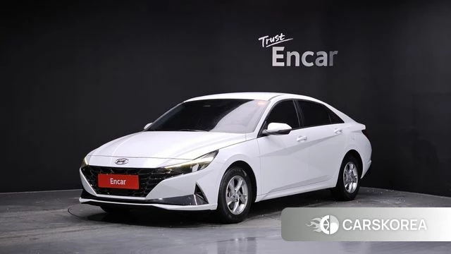 Hyundai Avante (CN7) 2022 Белый из Кореи