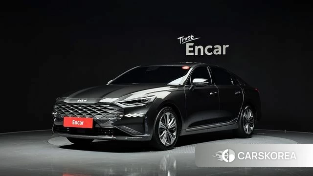 Kia K8 Hybrid 2022 Серый из Кореи