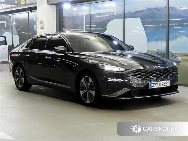 Kia K8 Hybrid 2022 Серый из Кореи