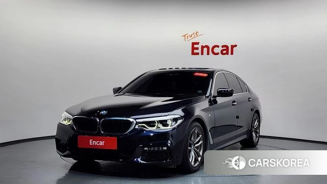 BMW 5 Series (G30) 2018 Черный из Кореи