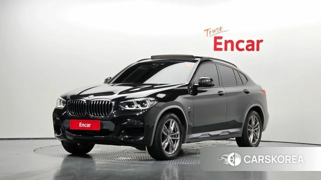 BMW X4 (G02) 2021 Черный из Кореи