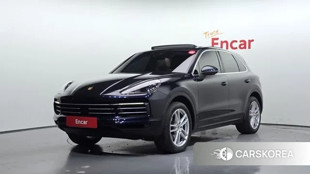 Porsche Cayenne (PO536) 2019 Синий из Кореи