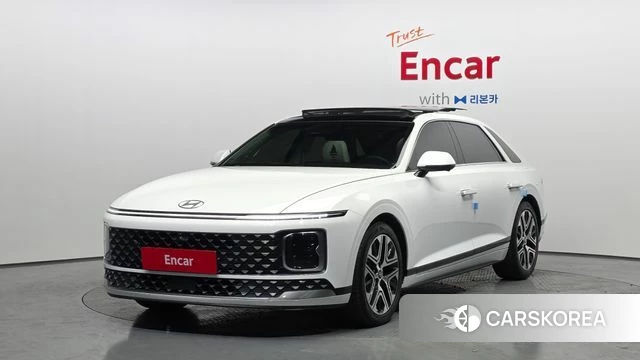 Hyundai Grandeur Hybrid (GN7) 2023 Белый из Кореи