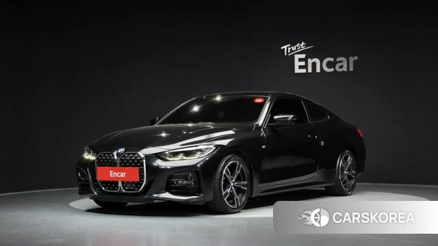 BMW 4 Series (G22) 2021 Черный из Кореи