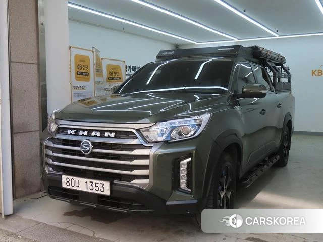 Ssangyong The New Rexton Sports Cannes 2021 Темно-зеленый из Кореи