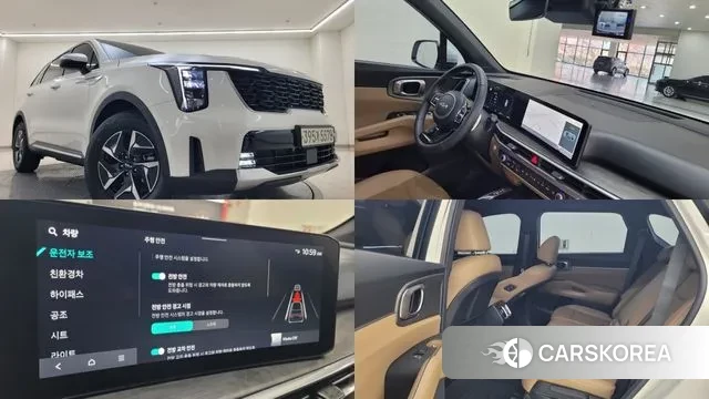 Kia The New Sorento 4th Generation 2024 Белый из Кореи