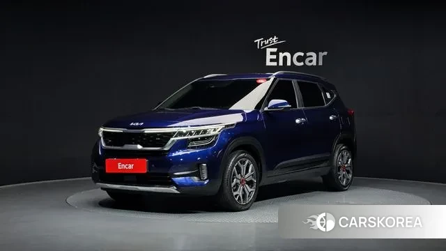 Kia Seltos 2021 Синий из Кореи