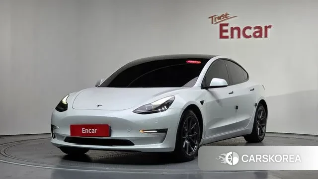 Tesla Model 3 2021 Белый из Кореи