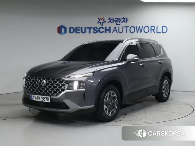 Hyundai The New Santa Fe 2021 Серый из Кореи