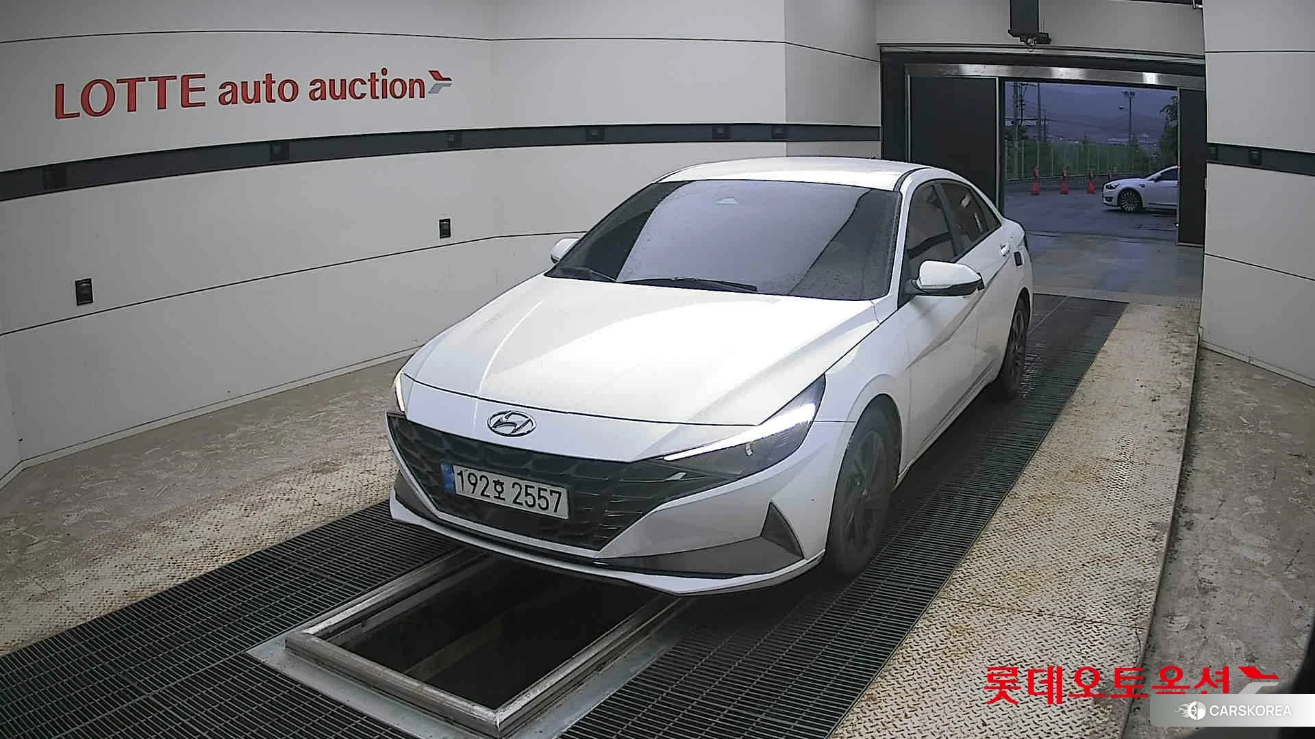 Hyundai Avante 2023 Polar White из Кореи