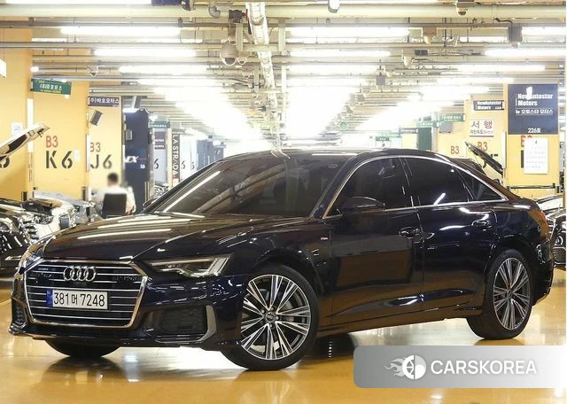 Audi A6 (C8) 2022 Синий из Кореи