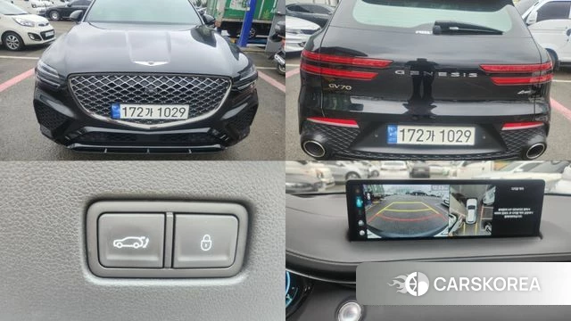 Genesis GV70 2024 Черный из Кореи