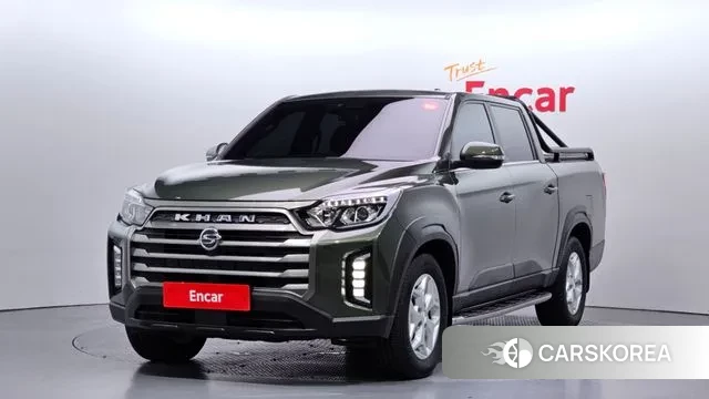 Ssangyong The New Rexton Sports Cannes 2021 Темно-зеленый из Кореи