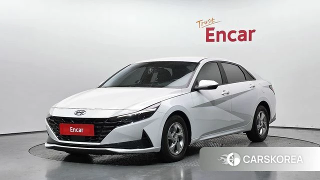 Hyundai Avante (CN7) 2020 Белый из Кореи