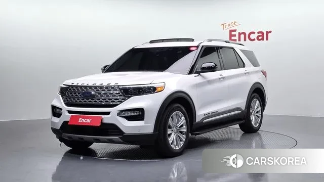 Ford Explorer 6th Generation 2023 Белый из Кореи