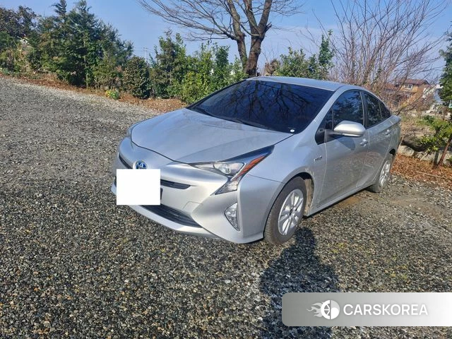 Toyota Prius 4th Generation 2018 Серебряный из Кореи