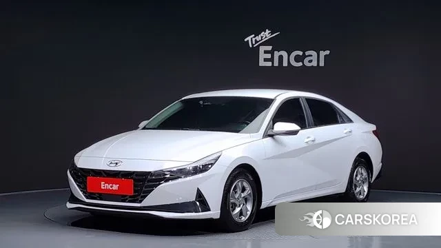Hyundai Avante (CN7) 2020 Белый из Кореи