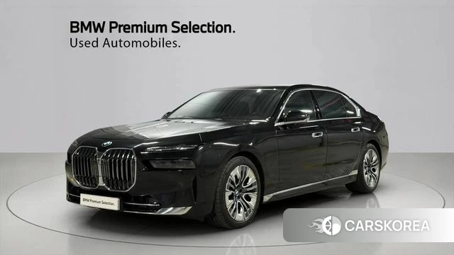 BMW 7 Series (G70) 2023 Черный из Кореи