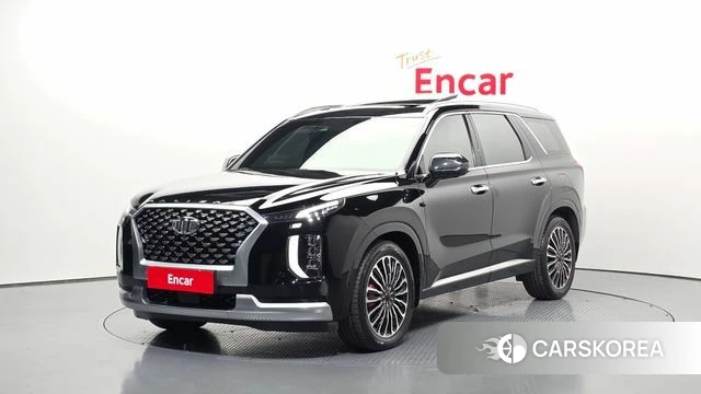 Hyundai Palisade 2021 Черный из Кореи