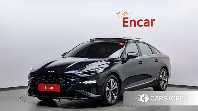 Kia K8 Hybrid 2021 Синий из Кореи