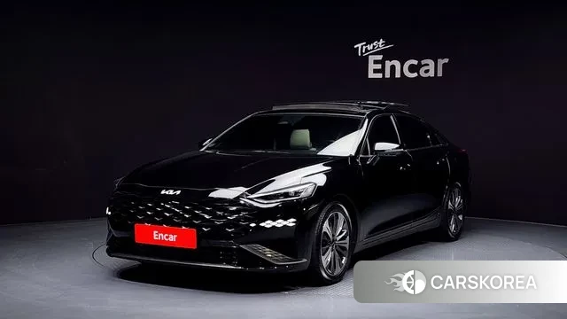 Kia K8 Hybrid 2021 Черный из Кореи