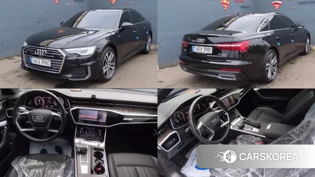 Audi A6 (C8) 2022 Черный из Кореи