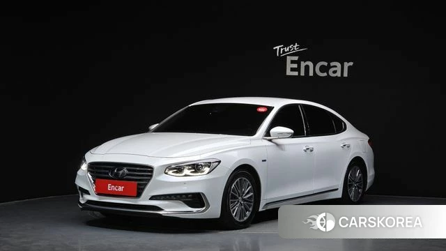 Hyundai Grandeur IG Hybrid 2018 Белый из Кореи