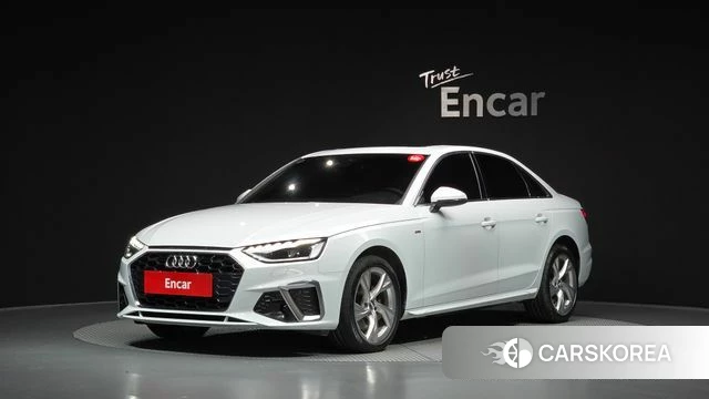 Audi A4 (B9) 2021 Белый из Кореи