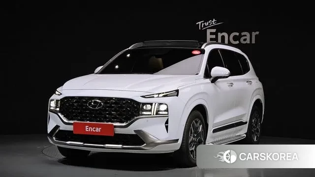 Hyundai The New Santa Fe 2022 Белый из Кореи