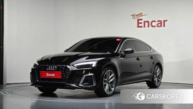 Audi A5 (F5) 2021 Черный из Кореи