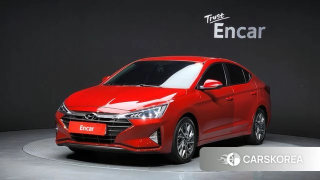 Hyundai The New Avante AD 2018 Красный из Кореи