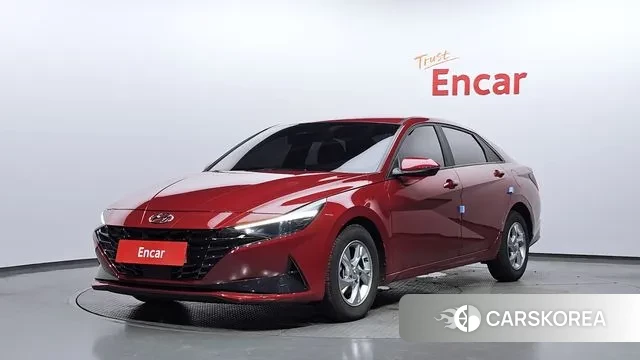 Hyundai Avante (CN7) 2020 Красный из Кореи