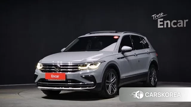 Volkswagen Tiguan second Generation 2022 Серый из Кореи